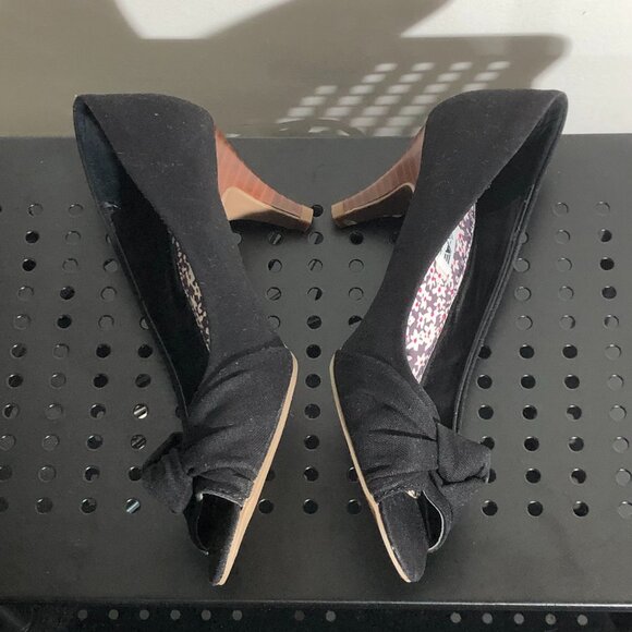 American Eagle - Black Open Toe Pumps - 2.5 inch heel - Size 7 - Never worn - Picture 4 of 9